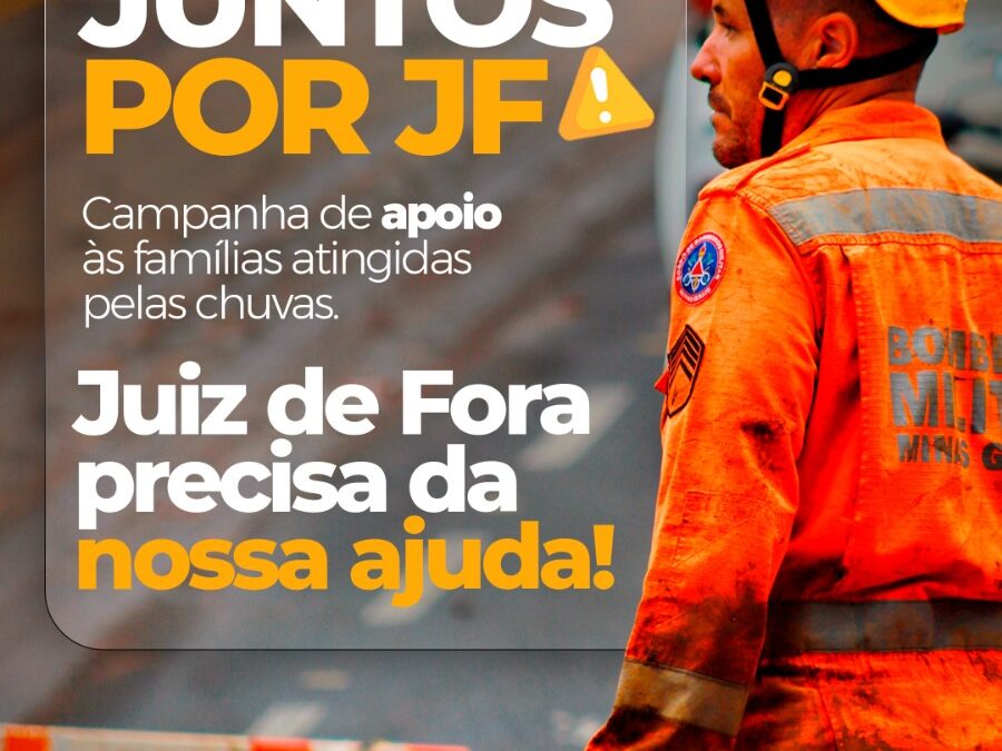 Entidades lançam movimento para ajudar vítimas das chuvas em Juiz de Fora